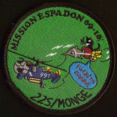 22 S - Détachement MONGE - mission Espadon