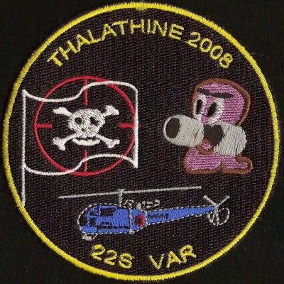 22 S - Détachement VAR - Opération Thalathine 2008