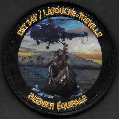 34 F - DET Latouche Treville - Dernier Equipage - non numéroté
