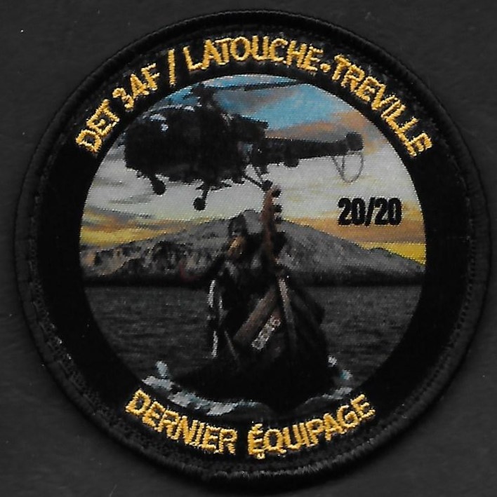 34 F - DET Latouche Treville - Dernier Equipage - numéroté