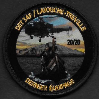34 F - DET Latouche Treville - Dernier Equipage - numéroté