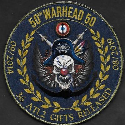 Opération Barkhane - 09_2014 - 08_2019 - 50th Warhead 50 - 36 Atl2 Gifts released