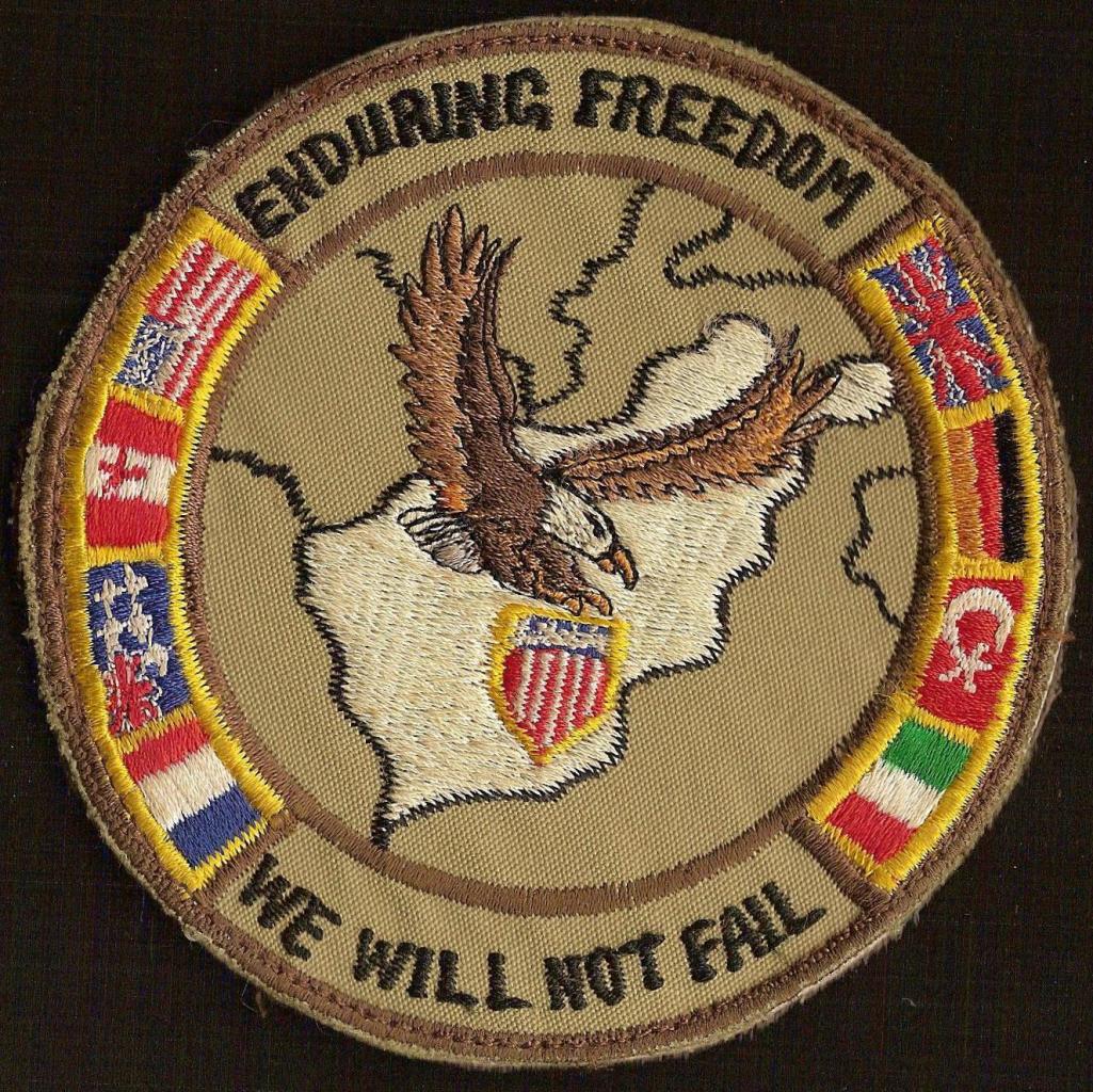 Opération Enduring Freedom - We will not fail - mod 3