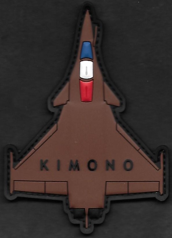 11 F - Silhouette Rafale  - Kimono - Patron d'appareil