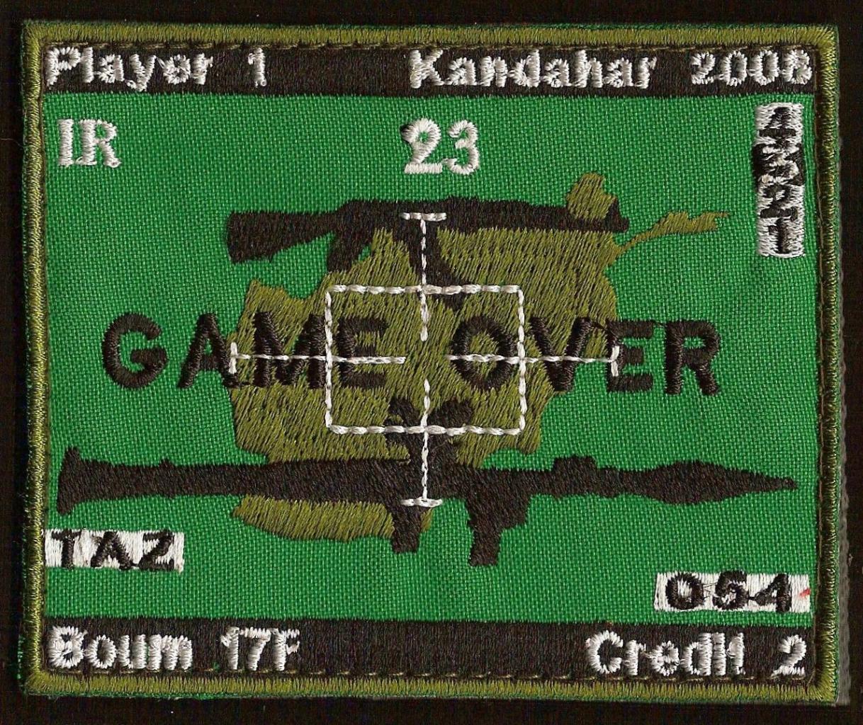 17 F - Pétaf - Kandahar 2008 - numéroté 2