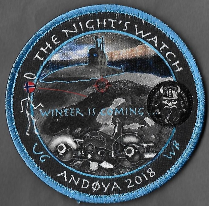 23 F - ATL 2 - WB - UG - Andoya 2018 The Night's Watch - wineer is coming