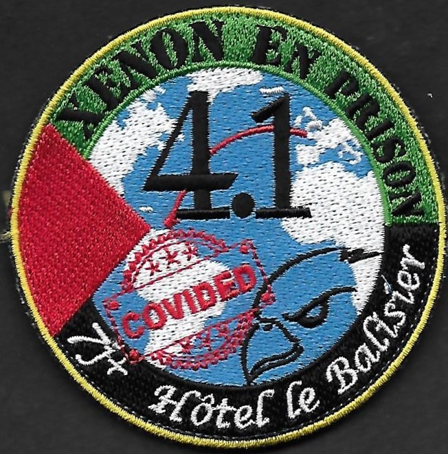 24 F - XE - Xénon Echo - Xenon en prison - 4 COVIDED 7 j+ - Hôtel le Balisier