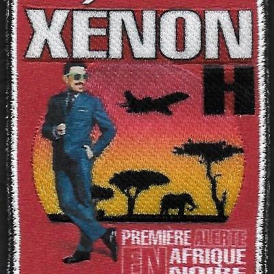 24 F - XH - Xénon H - Première alerte en afrique noire - avec lettre