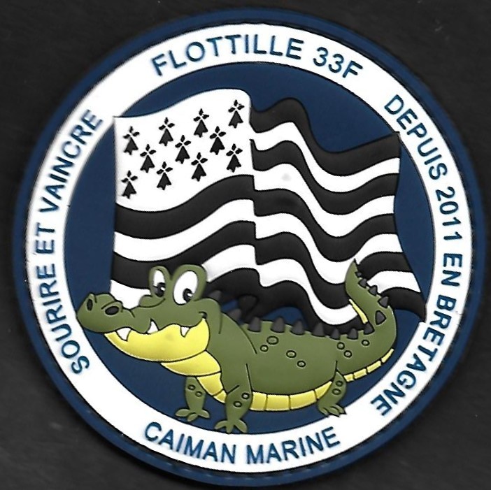 33 F - Caimans Marine - Sourire et vaincre - depuis 2011 en Bretagne - mod 1