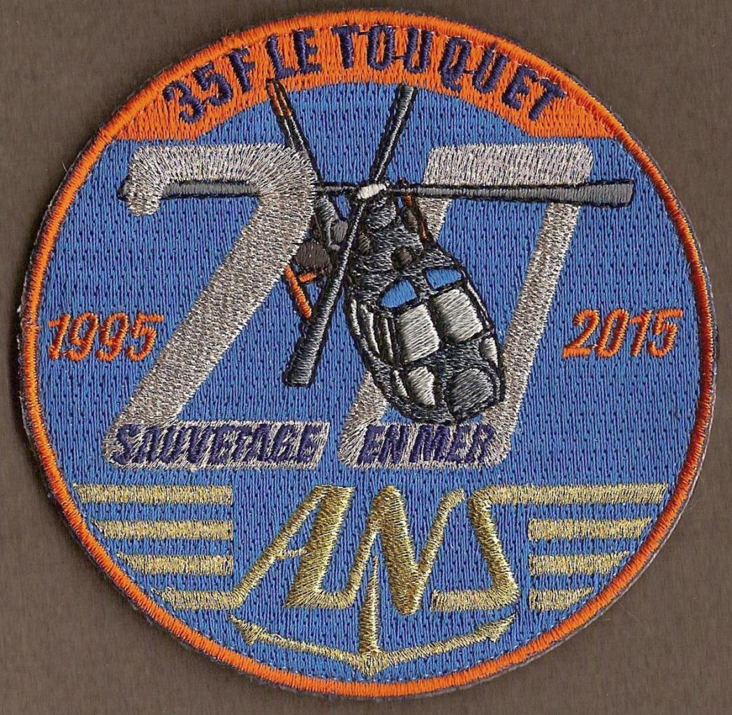 35 F - DET TOUQUET - 1995 - 2015 - 20 ans - sauvetage en mer - mod 1