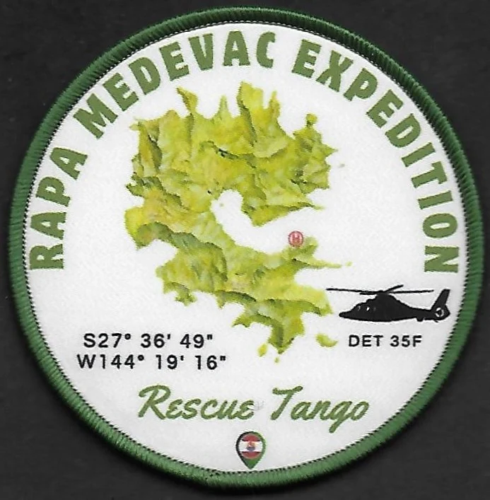 35 F - détachement Tahiti - Rescue Tango - Rapa medevac expedition