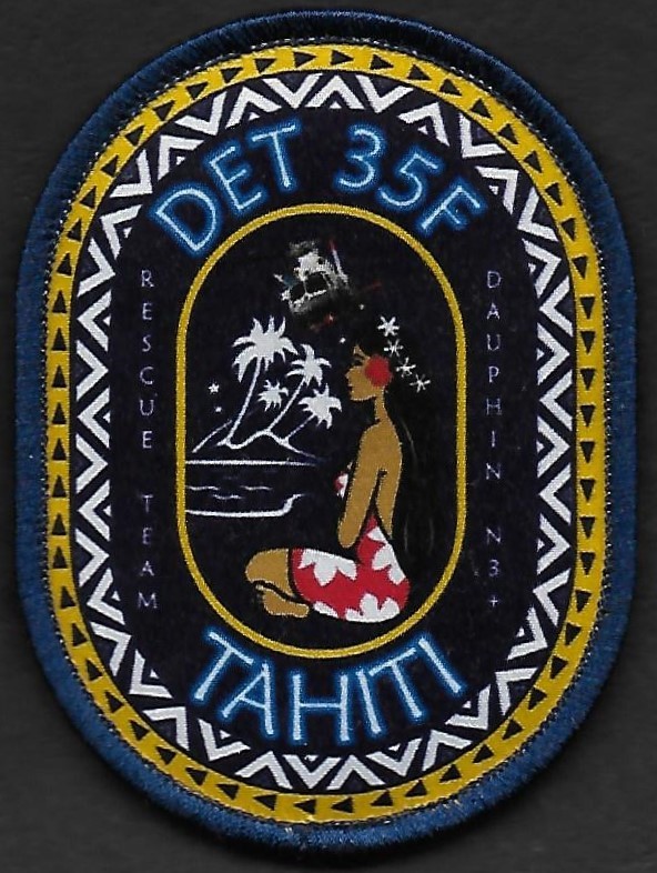 35 F - détachement Tahiti - Rescue Team - Dauphin N3+