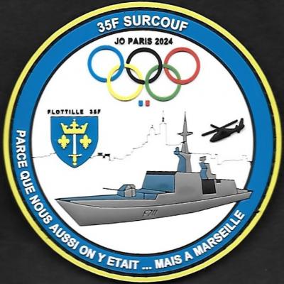 35F - DET Surcouf - JO 2024 - parce que nous aussi on y était ... mais à Marseille