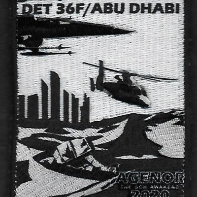 36 F - Détachement Courbet - Abu Dhabi - AGENOR 2020