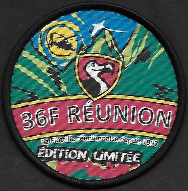 36 F - La Réunion - la flottille réunionnaise depuis 1997 - Edition limitée