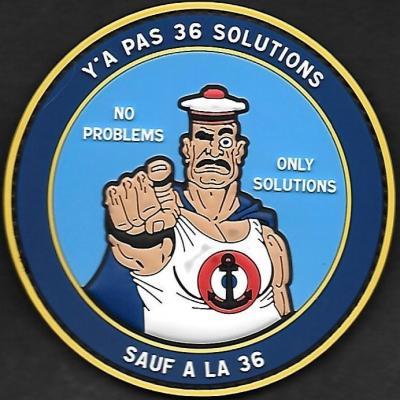 36 F - y'a pas 36 solutions No problems only solutions sauf à la 36 F