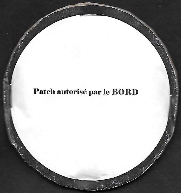 4 F - Patch autorisé par le BORD