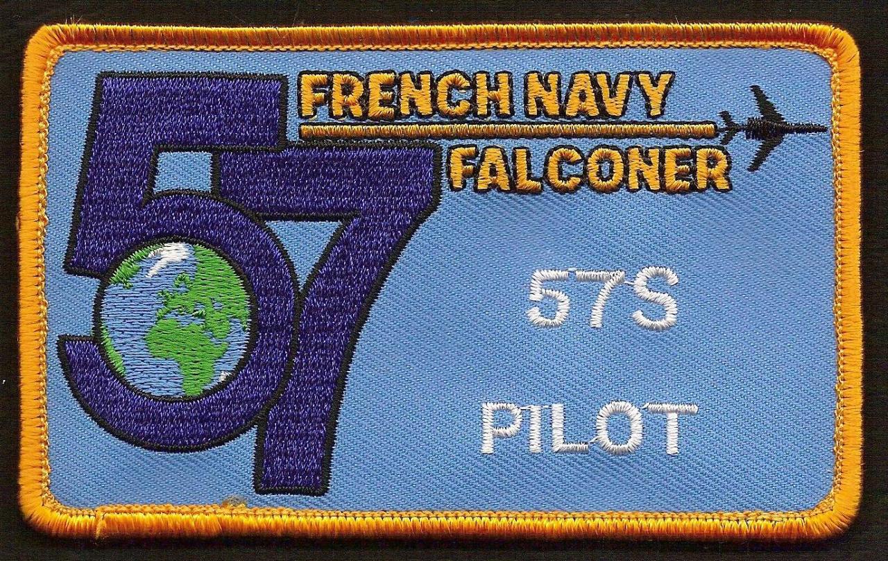 57 S - French Navy - Falconer -  Patronymique - mod 3 - Pilot