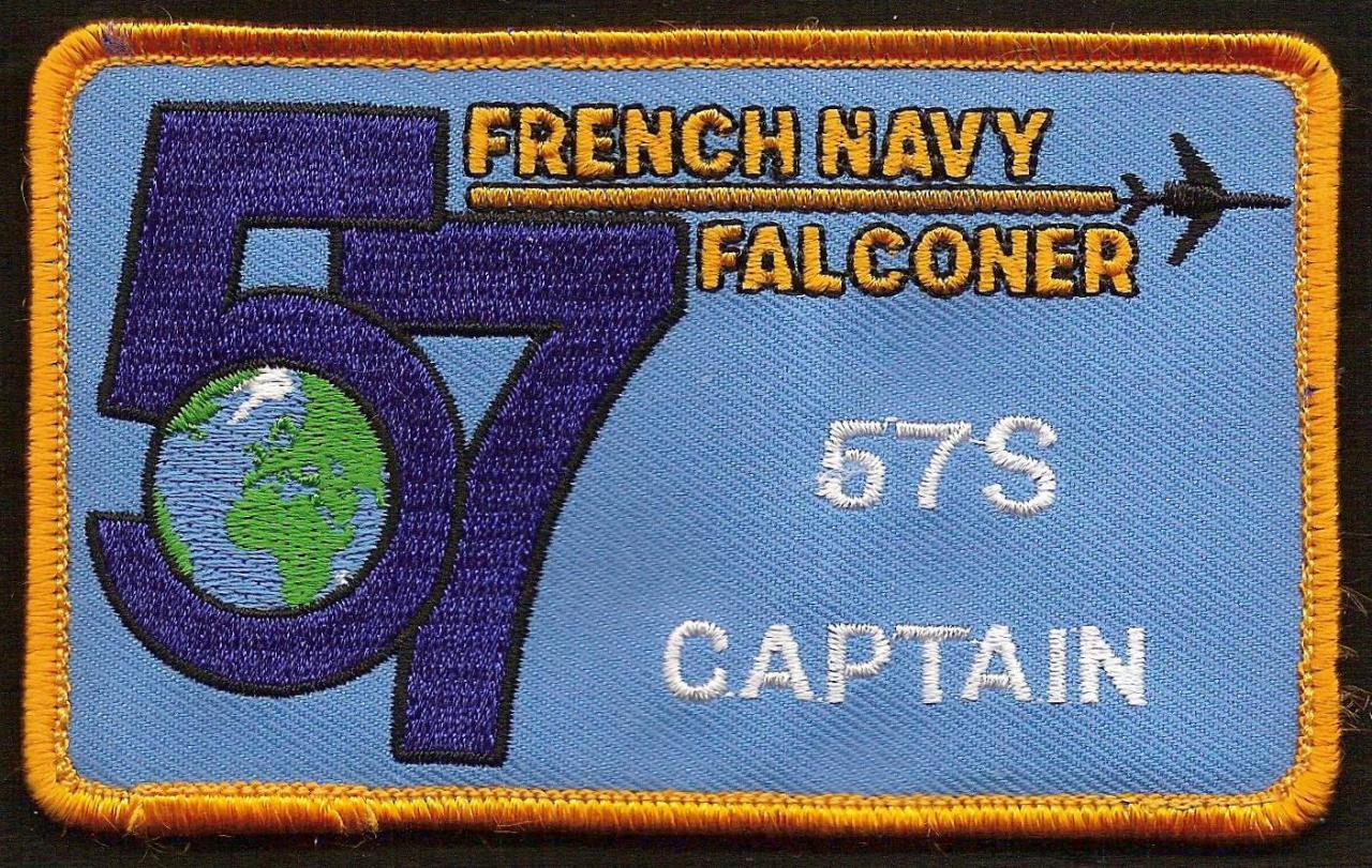 57 S - French Navy - Falconner -  Patronymique - mod 3 - Captain