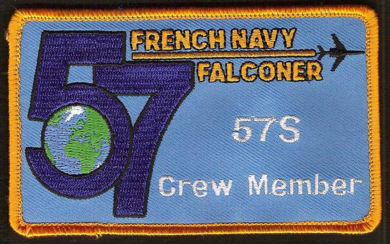 57 S - French Navy - Falconner -  Patronymique - mod 3 - Crew member