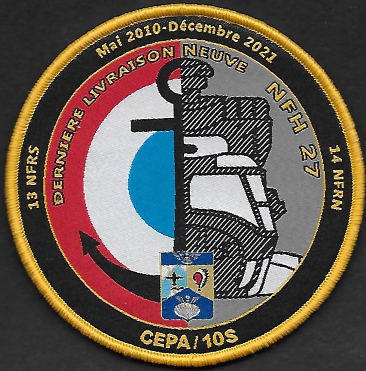 CEPA - DET NH 90 - Caïman - mai 2010 - Décembre 2021 - Dernière livraison neuve NFH 27