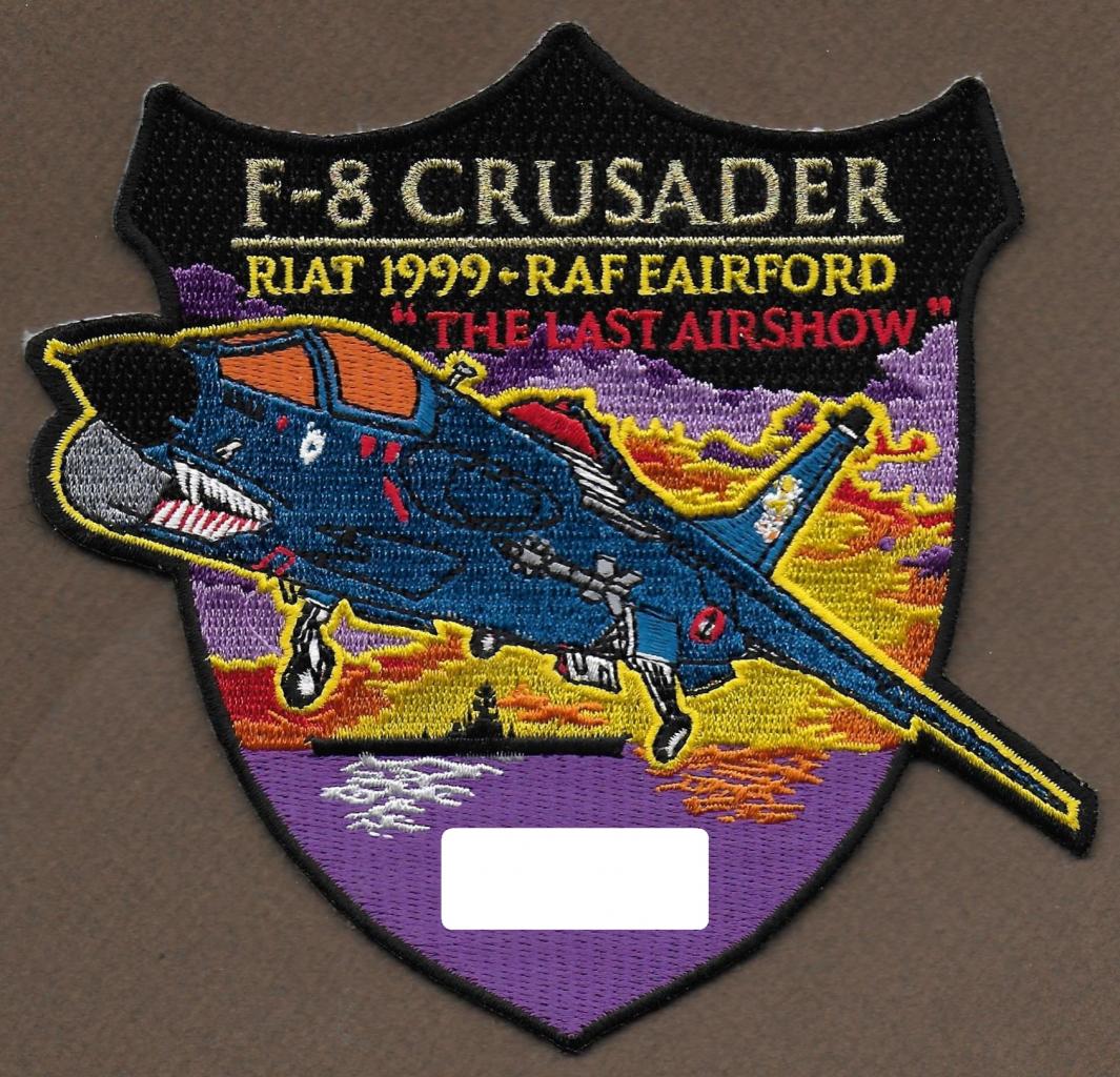 Crusader F8 - 1964 - 1999 - Riat 1999 - Fairford - attribué