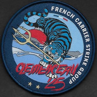 French Carrier Strike Group - Mission Clemenceau 2025 - mod 1 - tissé