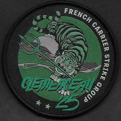 French Carrier Strike Group - Mission Clemenceau 2025 - mod 2 - tissé