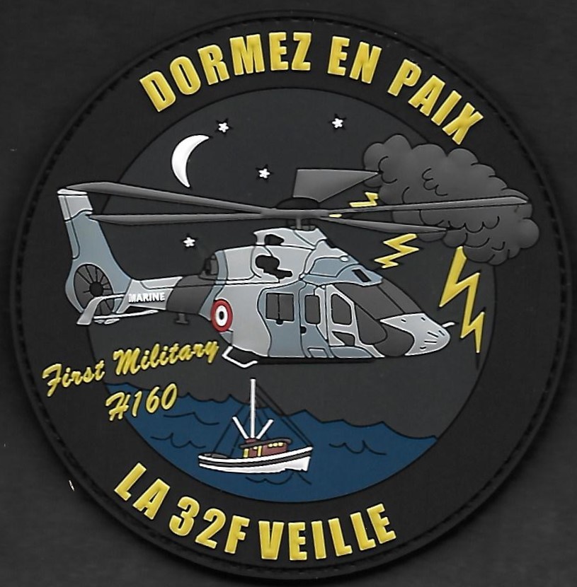H160 - first military - Dormez en Paix - la 32 F veille