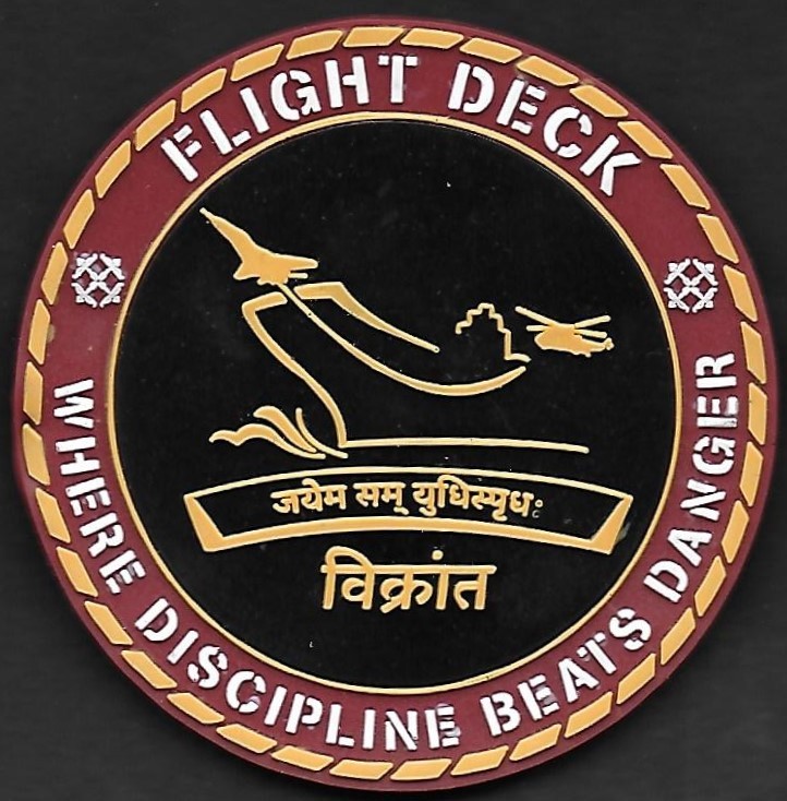 INS Vikrant - Flight Deck - Where discipline beats Danger