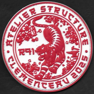 PA Charles de Gaulle - atelier structure - mission Clemenceau 2025