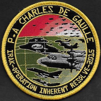 PA Charles de Gaulle - Irak Opération Inherent resolve 2015