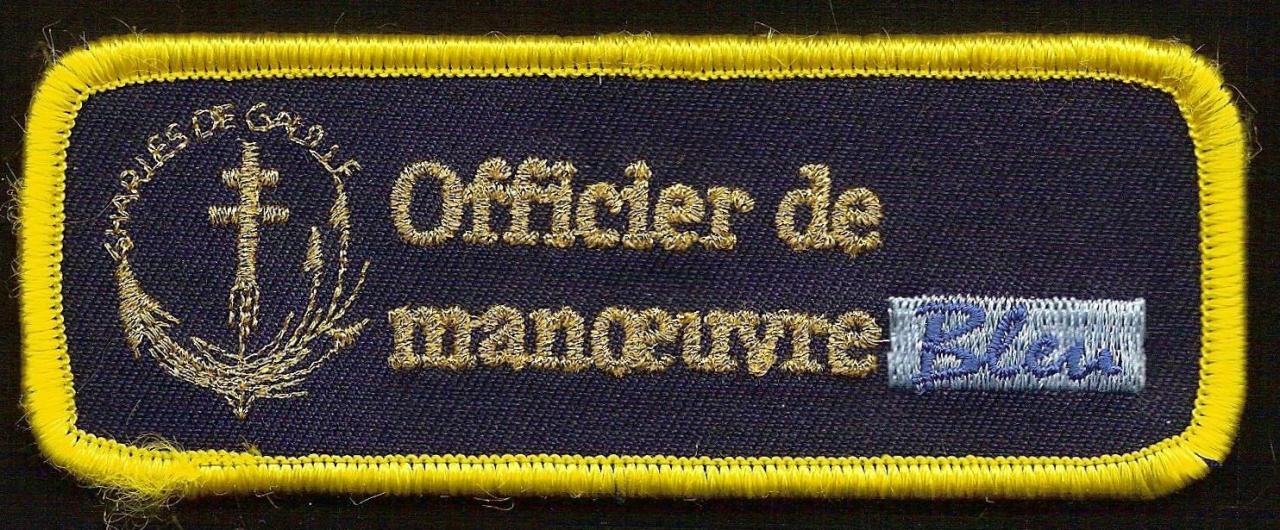 PA Charles de Gaulle - Officier de Manoeuvre Bleu