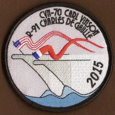 PA Charles de Gaulle R91 - CVN 70 Carl Vinson - 2015
