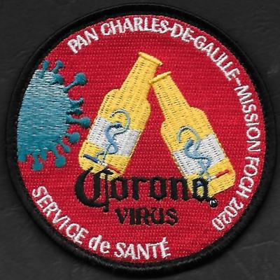 PA Charles de Gaulle - Service de Santé - Corona Virus - Mission Foch 2020