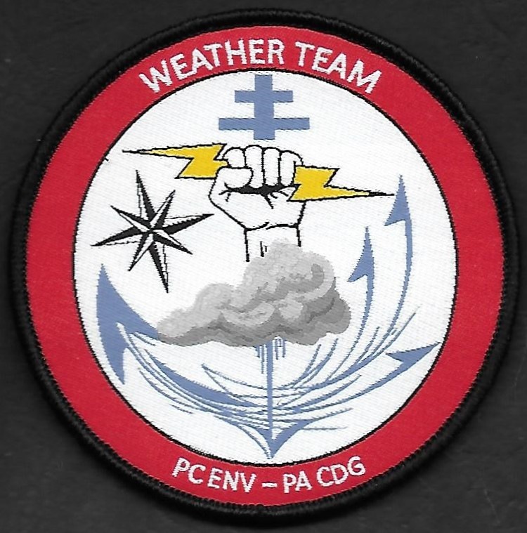 PA Charles de Gaulle - Weather Team - PC ENV